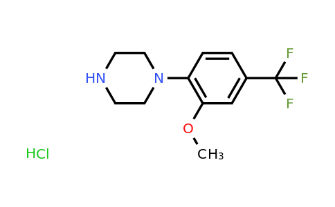 CAS 1416714-20-9 | 1-(4-(trifluoromethyl)-2-methoxyphenyl)piperazine hydrochloride