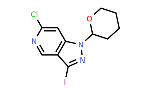 CAS 1416714-59-4 | 6-chloro-3-iodo-1-tetrahydropyran-2-yl-pyrazolo[4,3-c]pyridine