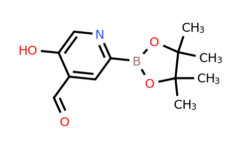 CAS 1416721-85-1 | (4-Formyl-5-hydroxypyridin-2-YL)boronic acid pinacol ester