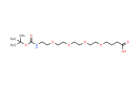 CAS 1416777-48-4 | T-BOc-n-amido-peg4-(ch2)3co2h