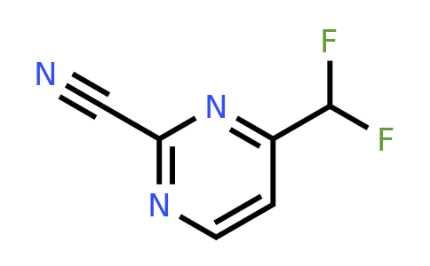 CAS 1416821-61-8 | 4-(Difluoromethyl)pyrimidine-2-carbonitrile