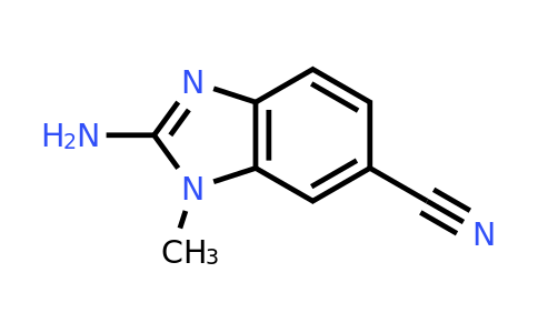 CAS 141691-42-1 | 2-amino-1-methyl-1H-1,3-benzodiazole-6-carbonitrile