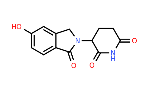 CAS 1416990-08-3 | 3-(5-Hydroxy-1-oxoisoindolin-2-yl)piperidine-2,6-dione