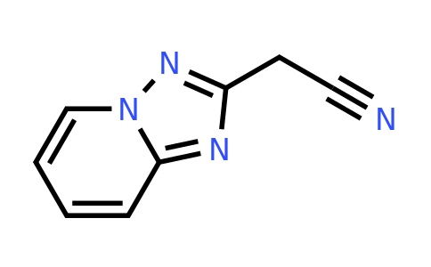 CAS 1417189-82-2 | 2-([1,2,4]triazolo[1,5-a]pyridin-2-yl)acetonitrile