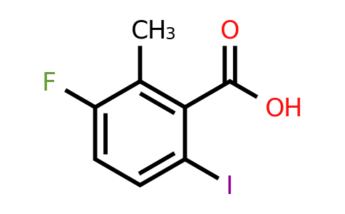 CAS 1417190-31-8 | 3-fluoro-6-iodo-2-methylbenzoic acid