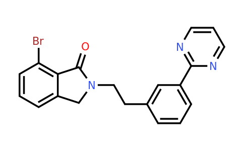 CAS 1417190-47-6 | 7-Bromo-2-(3-(pyrimidin-2-yl)phenethyl)isoindolin-1-one