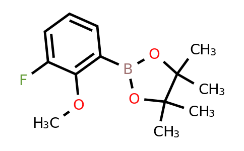 CAS 1417301-67-7 | 2-(3-Fluoro-2-methoxyphenyl)-4,4,5,5-tetramethyl-1,3,2-dioxaborolane