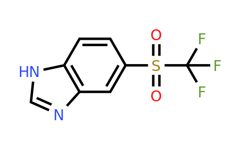 CAS 1417341-55-9 | 5-((Trifluoromethyl)sulfonyl)-1H-benzo[d]imidazole