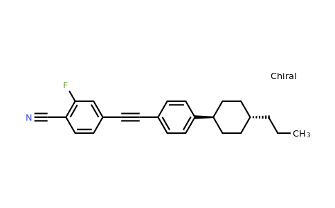 CAS 141743-43-3 | 2-Fluoro-4-((4-(trans-4-propylcyclohexyl)phenyl)ethynyl)benzonitrile