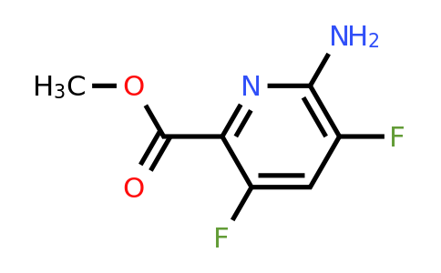 CAS 1417551-60-0 | methyl 6-amino-3,5-difluoropyridine-2-carboxylate