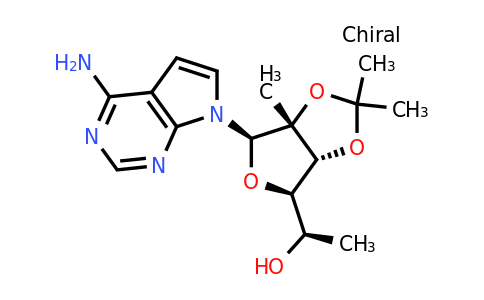 CAS 1417563-70-2 | (1R)-1-[(3aR,4R,6R,6aR)-6-{4-amino-7H-pyrrolo[2,3-d]pyrimidin-7-yl}-2,2,6a-trimethyl-tetrahydro-2H-furo[3,4-d][1,3]dioxol-4-yl]ethan-1-ol