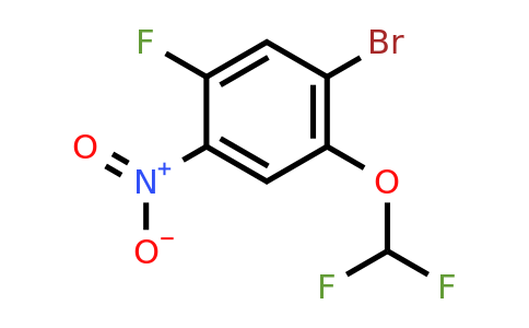 CAS 1417566-72-3 | 1-Bromo-2-difluoromethoxy-5-fluoro-4-nitrobenzene