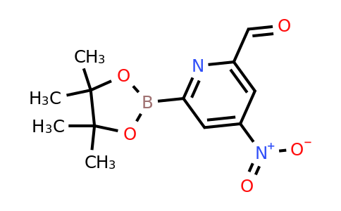 CAS 1417626-47-1 | (6-Formyl-4-nitropyridin-2-YL)boronic acid pinacol ester