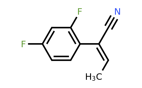 CAS 1417644-30-4 | (2E)-2-(2,4-difluorophenyl)but-2-enenitrile