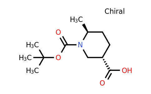 CAS 1417705-89-5 | trans-1-(tert-Butoxycarbonyl)-6-methylpiperidine-3-carboxylic acid