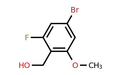 CAS 1417736-85-6 | (4-Bromo-2-methoxy-6-fluorophenyl)methanol