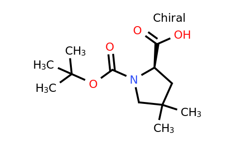 CAS 1417743-49-7 | (2R)-1-[(tert-butoxy)carbonyl]-4,4-dimethylpyrrolidine-2-carboxylic acid