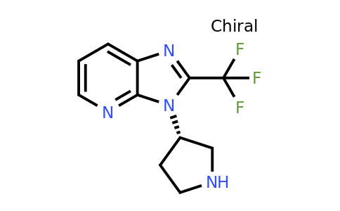 CAS 1417789-01-5 | (S)-3-(Pyrrolidin-3-yl)-2-(trifluoromethyl)-3H-imidazo[4,5-b]pyridine