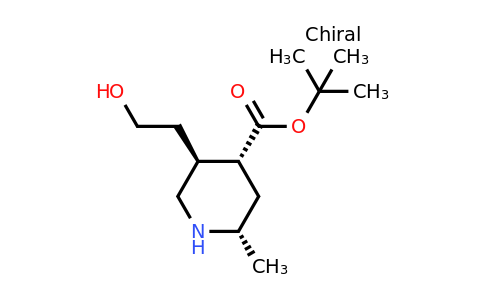 CAS 1417789-09-3 | (2S,4R,5S)-tert-Butyl 5-(2-hydroxyethyl)-2-methylpiperidine-4-carboxylate