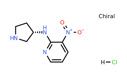 CAS 1417789-13-9 | (S)-3-Nitro-N-(pyrrolidin-3-yl)pyridin-2-amine hydrochloride