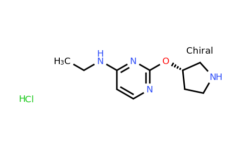 CAS 1417789-16-2 | (S)-N-Ethyl-2-(pyrrolidin-3-yloxy)pyrimidin-4-amine hydrochloride