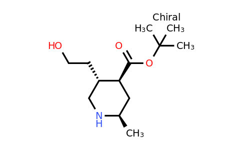 CAS 1417789-23-1 | (2R,4S,5R)-tert-Butyl 5-(2-hydroxyethyl)-2-methylpiperidine-4-carboxylate