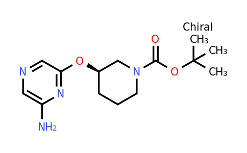 CAS 1417789-26-4 | (R)-tert-Butyl 3-((6-aminopyrazin-2-yl)oxy)piperidine-1-carboxylate