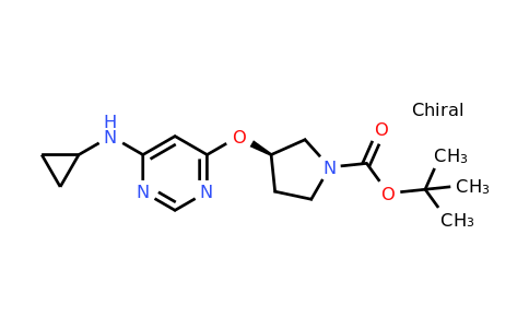 CAS 1417789-30-0 | (R)-tert-Butyl 3-((6-(cyclopropylamino)pyrimidin-4-yl)oxy)pyrrolidine-1-carboxylate