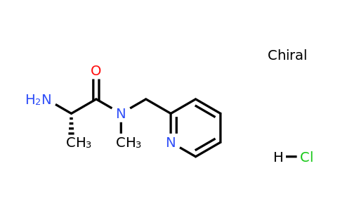 CAS 1417789-31-1 | (S)-2-Amino-N-methyl-N-(pyridin-2-ylmethyl)propanamide hydrochloride