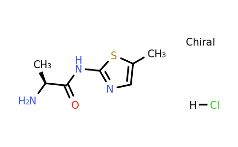 CAS 1417789-35-5 | (S)-2-Amino-N-(5-methylthiazol-2-yl)propanamide hydrochloride