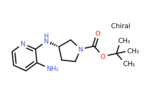 CAS 1417789-46-8 | (S)-tert-Butyl 3-((3-aminopyridin-2-yl)amino)pyrrolidine-1-carboxylate