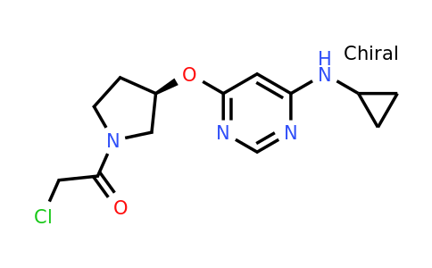 CAS 1417789-60-6 | (R)-2-Chloro-1-(3-((6-(cyclopropylamino)pyrimidin-4-yl)oxy)pyrrolidin-1-yl)ethanone