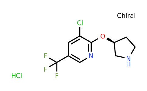 CAS 1417789-61-7 | (S)-3-Chloro-2-(pyrrolidin-3-yloxy)-5-(trifluoromethyl)pyridine hydrochloride