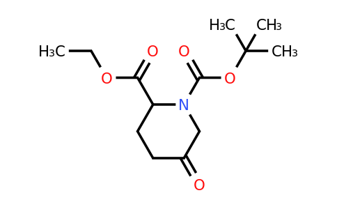 CAS 1417793-01-1 | 5-Oxo-piperidine-1,2-dicarboxylic acid 1-tert-butyl ester 2-ethyl ester