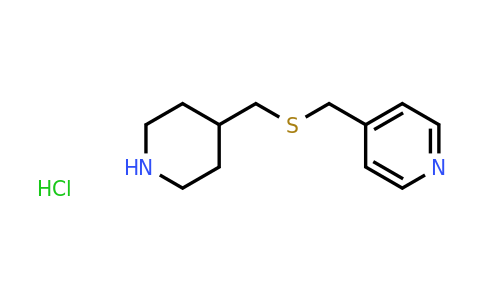 CAS 1417793-34-0 | 4-(((Piperidin-4-ylmethyl)thio)methyl)pyridine hydrochloride