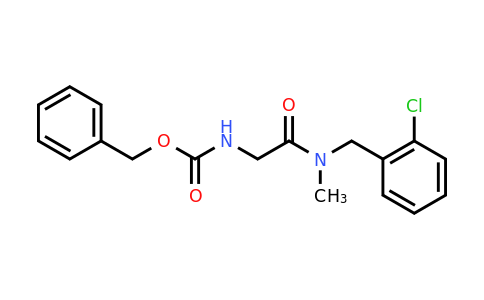 CAS 1417793-86-2 | Benzyl (2-((2-chlorobenzyl)(methyl)amino)-2-oxoethyl)carbamate