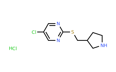 CAS 1417794-07-0 | 5-Chloro-2-((pyrrolidin-3-ylmethyl)thio)pyrimidine hydrochloride