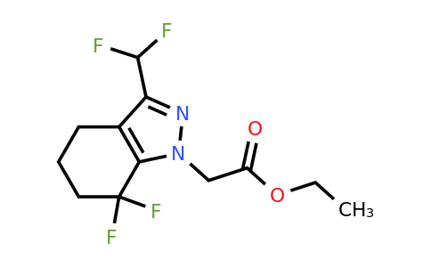 CAS 1417983-64-2 | Ethyl 2-(3-(difluoromethyl)-7,7-difluoro-4,5,6,7-tetrahydro-1H-indazol-1-yl)acetate