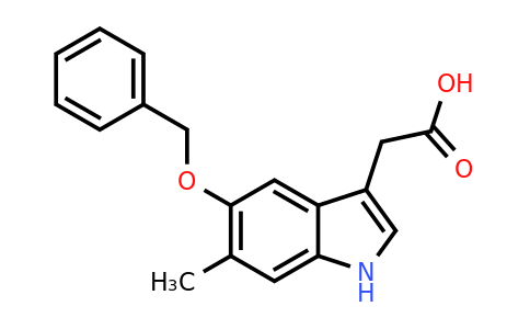 CAS 1417984-61-2 | 2-(5-(Benzyloxy)-6-methyl-1H-indol-3-yl)acetic acid