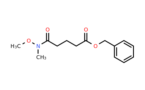 CAS 1418117-77-7 | benzyl 5-(methoxy(methyl)amino)-5-oxopentanoate