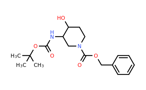CAS 1418126-14-3 | benzyl 3-(tert-butoxycarbonylamino)-4-hydroxy-piperidine-1-carboxylate