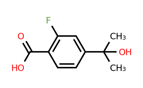 CAS 1418128-37-6 | 2-Fluoro-4-(2-hydroxypropan-2-yl)benzoic acid