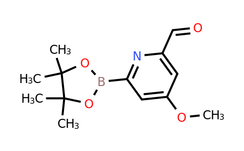CAS 1418129-72-2 | (6-Formyl-4-methoxypyridin-2-YL)boronic acid pinacol ester