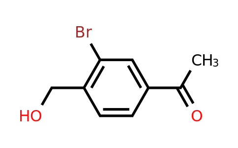 CAS 1418144-62-3 | 1-[3-bromo-4-(hydroxymethyl)phenyl]ethan-1-one