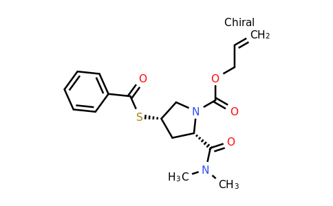 CAS 141818-73-7 | (2S,4S)-Allyl 4-(benzoylthio)-2-(dimethylcarbamoyl)pyrrolidine-1-carboxylate