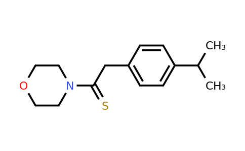 CAS 14182-65-1 | 1-(morpholin-4-yl)-2-[4-(propan-2-yl)phenyl]ethane-1-thione