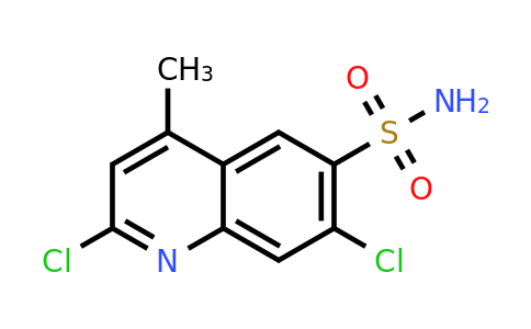 CAS 1418265-71-0 | 2,7-Dichloro-4-methylquinoline-6-sulfonamide
