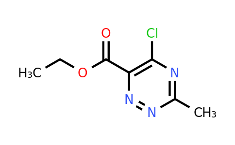CAS 141872-16-4 | Ethyl 5-chloro-3-methyl-1,2,4-triazine-6-carboxylate