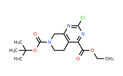 CAS 1419101-04-4 | 7-tert-butyl 4-ethyl 2-chloro-5H,6H,7H,8H-pyrido[3,4-d]pyrimidine-4,7-dicarboxylate