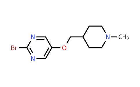 CAS 1419101-22-6 | 2-bromo-5-((1-methylpiperidin-4-yl)methoxy)pyrimidine